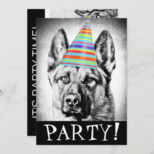 German Shepherd Kaart (Voorkant / Achterkant)