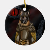 German Shepherd Keramisch Ornament (Voorkant)
