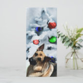 German Shepherd kerstcadeautjes (Staand voorkant)