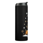 German Shepherd kersthond Light Ugly Thermosbeker (Gedraaid links)