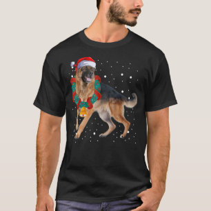 German Shepherd kerstpj Costume Party Dog Rei T-shirt