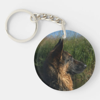 German Shepherd Keyring Sleutelhanger