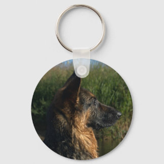 German Shepherd Keyring Sleutelhanger