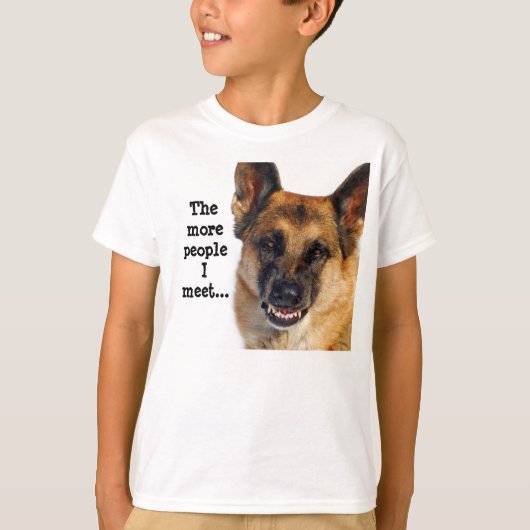 German Shepherd Kind T-Shirt (Voorkant)