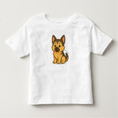 German Shepherd Kinder Shirts (Voorkant)