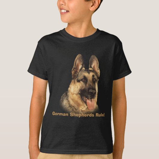 German Shepherd Kinder Unisex T-Shirt (Voorkant)