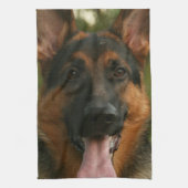 German Shepherd Kitchen Towel Theedoek (Verticaal)
