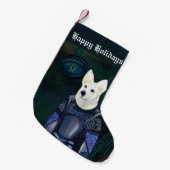 German Shepherd Kleine Kerstsok (Voorkant (Hangend))