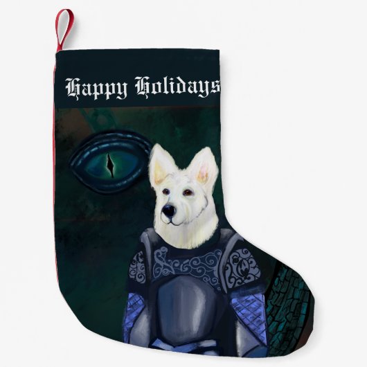 German Shepherd Kleine Kerstsok (Voorkant)