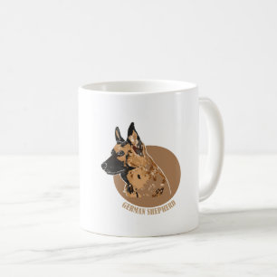 German Shepherd Koffiemok