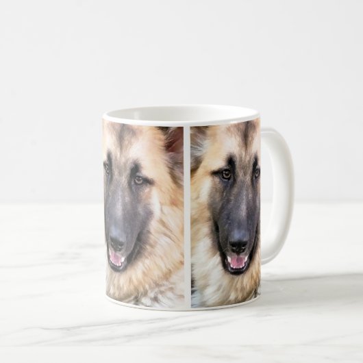 GERMAN SHEPHERD KOFFIEMOK (Voorkant rechts)