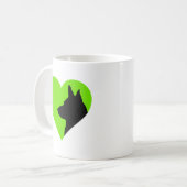 German Shepherd Koffiemok (Voorkant links)