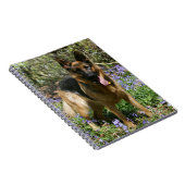 German Shepherd Laying Down Notitieboek (Rechterzijde)