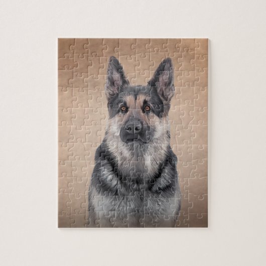 German Shepherd Legpuzzel (Verticaal)
