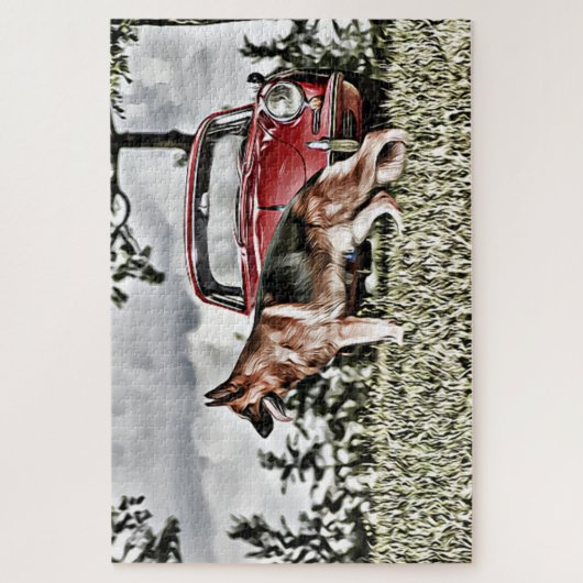 German Shepherd Legpuzzel (Verticaal)