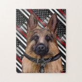GERMAN SHEPHERD LEGPUZZEL (Verticaal)
