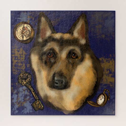 GERMAN SHEPHERD LEGPUZZEL (Verticaal)
