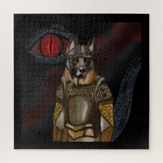 German Shepherd Legpuzzel (Verticaal)