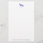 German Shepherd Letterhead Briefpapier (Voorkant)