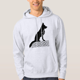 German Shepherd Loki Sailor's Knot Black Hoodie