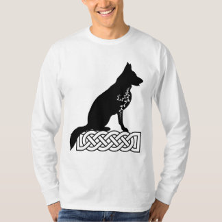 German Shepherd Loki Sailor's Knot Black T-shirt