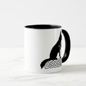 German Shepherd Loki Sailor's Knot Two-Tone Coffe Mok (Voorkant rechts)