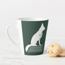 German Shepherd Loki Sailor's Knot White Custom