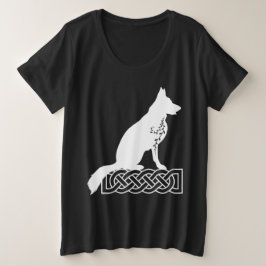 German Shepherd Loki Sailor's Knot White Grote Maat T-shirt