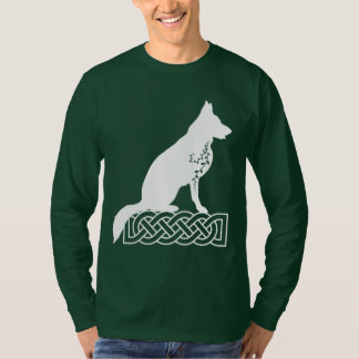 German Shepherd Loki Sailor's Knot White T-shirt