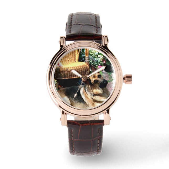 German Shepherd Love Gifts Horloge (Voorkant)