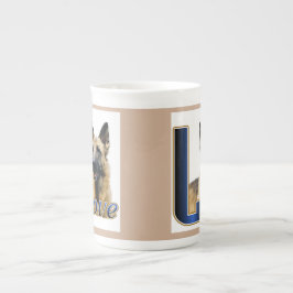 German Shepherd LOVE Gifts Porselein Kop