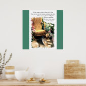 German Shepherd Love Gifts Poster (Keuken)