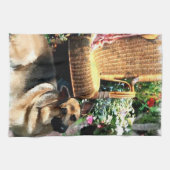 German Shepherd Love Gifts Theedoek (Horizontaal)