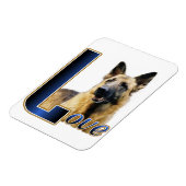 German Shepherd Love Magneet (Linkerzijde)