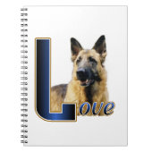 German Shepherd Love Notitieboek (Voorkant)
