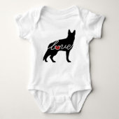 German Shepherd Love Romper (Voorkant)
