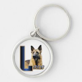 German Shepherd Love Sleutelhanger