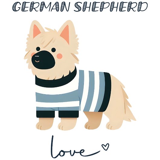 German Shepherd Love T-shirt