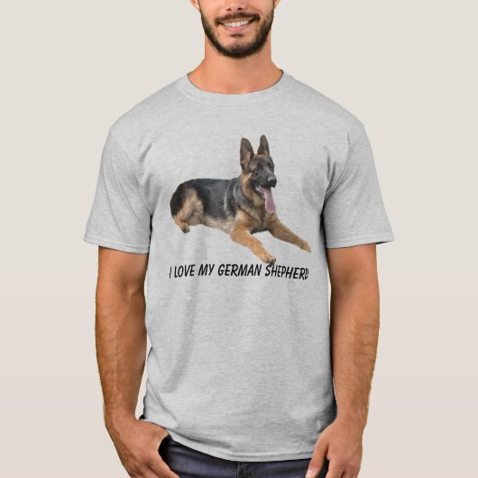 German Shepherd Love T-Shirt (Voorkant)