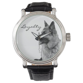 German Shepherd Loyalty Watch Horloge