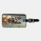 German Shepherd Luggage Tags Bagagelabel (Voorkant horizontaal)
