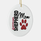 German Shepherd Ma 2 Keramisch Ornament (Rechts)