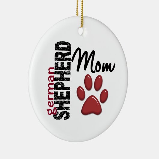 German Shepherd Ma 2 Keramisch Ornament (Rechts)