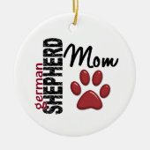 German Shepherd Ma 2 Keramisch Ornament (Voorkant)
