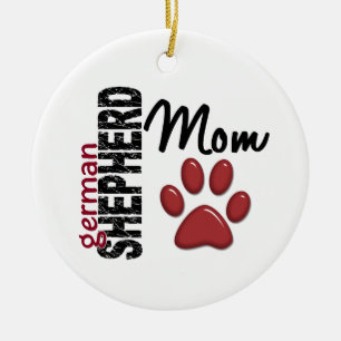 German Shepherd Ma 2 Keramisch Ornament