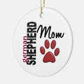 German Shepherd Ma 2 Keramisch Ornament (Links)
