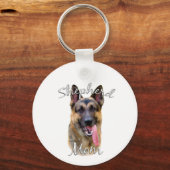 German Shepherd Ma 2 Sleutelhanger (Voorkant)