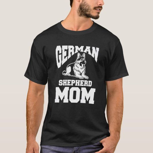 German Shepherd Ma Animal Dog 1 T-shirt (Voorkant)