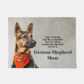 German Shepherd Ma Doormat Deurmat (Voorkant)