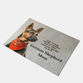 German Shepherd Ma Doormat Deurmat (Schuin)
